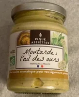 Moutarde a l’ail des ours Bio