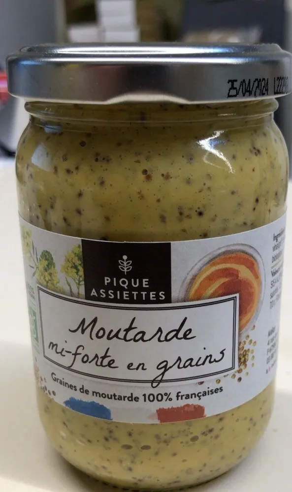 Moutarde mi forte en grain