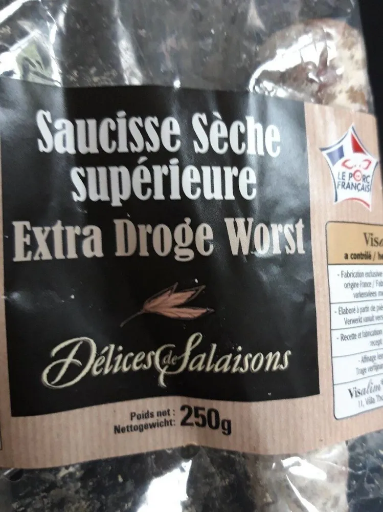 Saucisse sèche supérieure