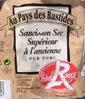 Saucisson sec supérieur à l'ancienne Label Rouge