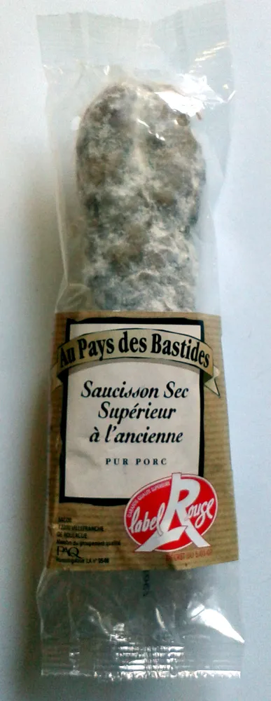 Saucisson sec supérieur à l'ancienne. Pur porc