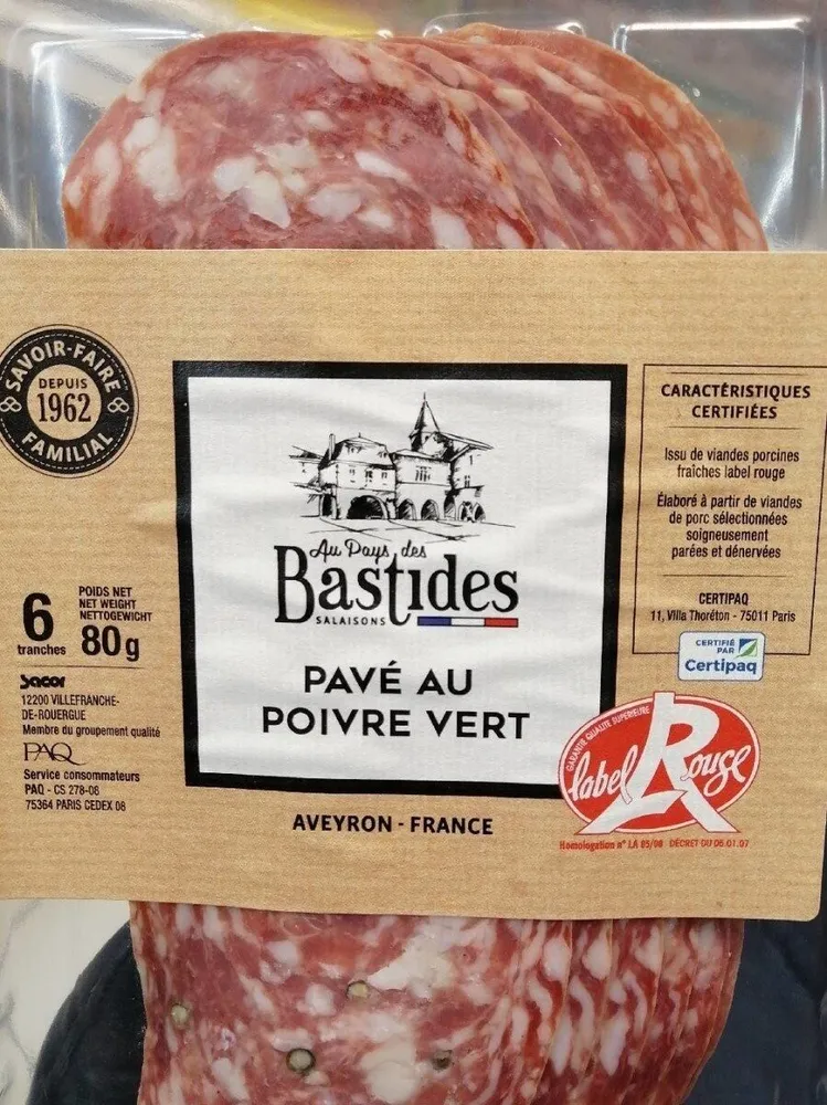 Pavé au poivre vert