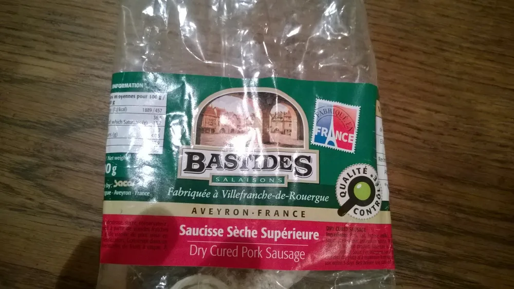 SAUCISSE SECHE SUP COURBE