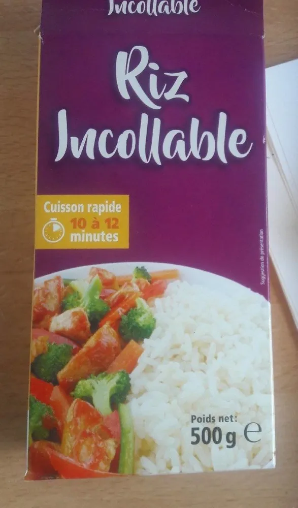 Riz incollable