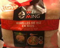 Nouille de riz en nids