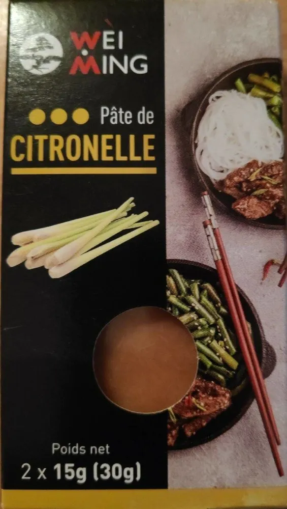 Pâte de citronelle