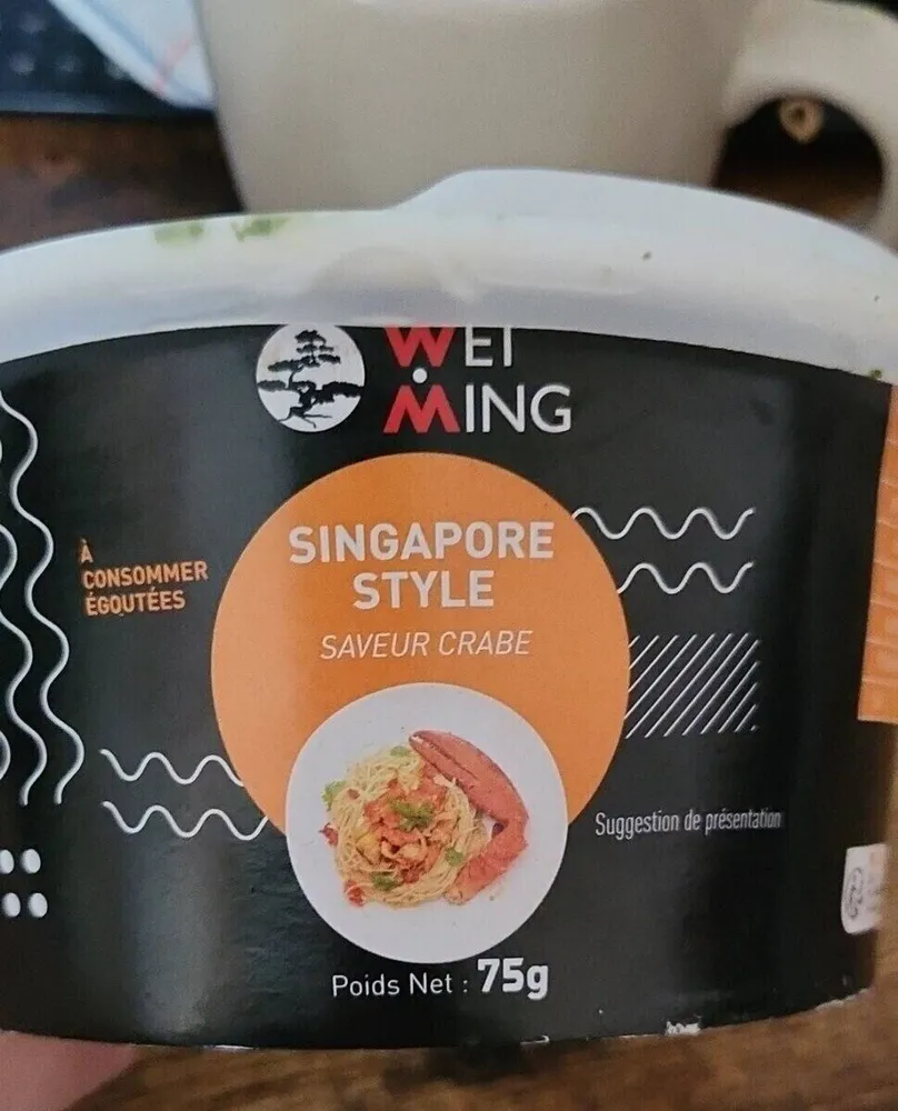 Nouille Singapour style