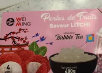 Perle de fruits saveur litchi