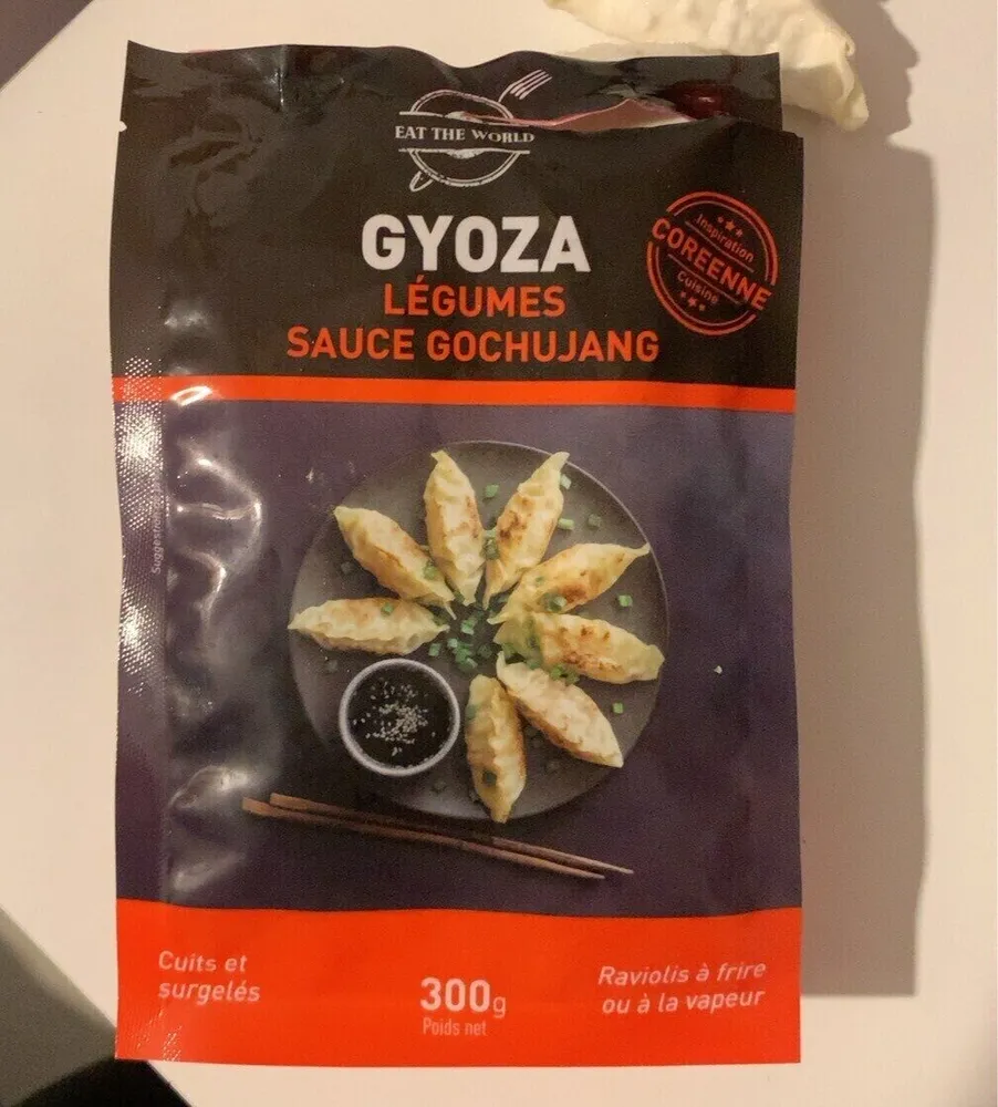 Gyoza légumes sauce gochujang
