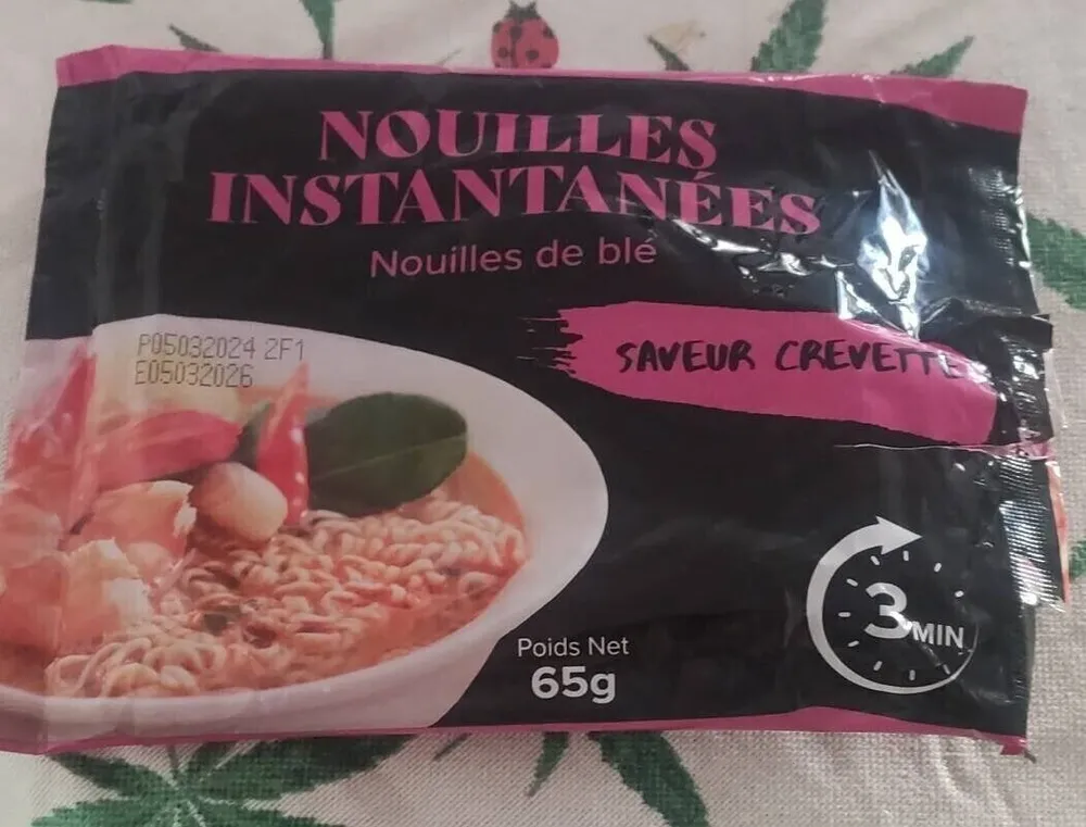 NOUILLES INSTANTANÉES SAVEUR CREVETTE