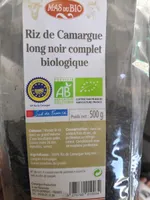 Riz de camargue long noir complet biologique