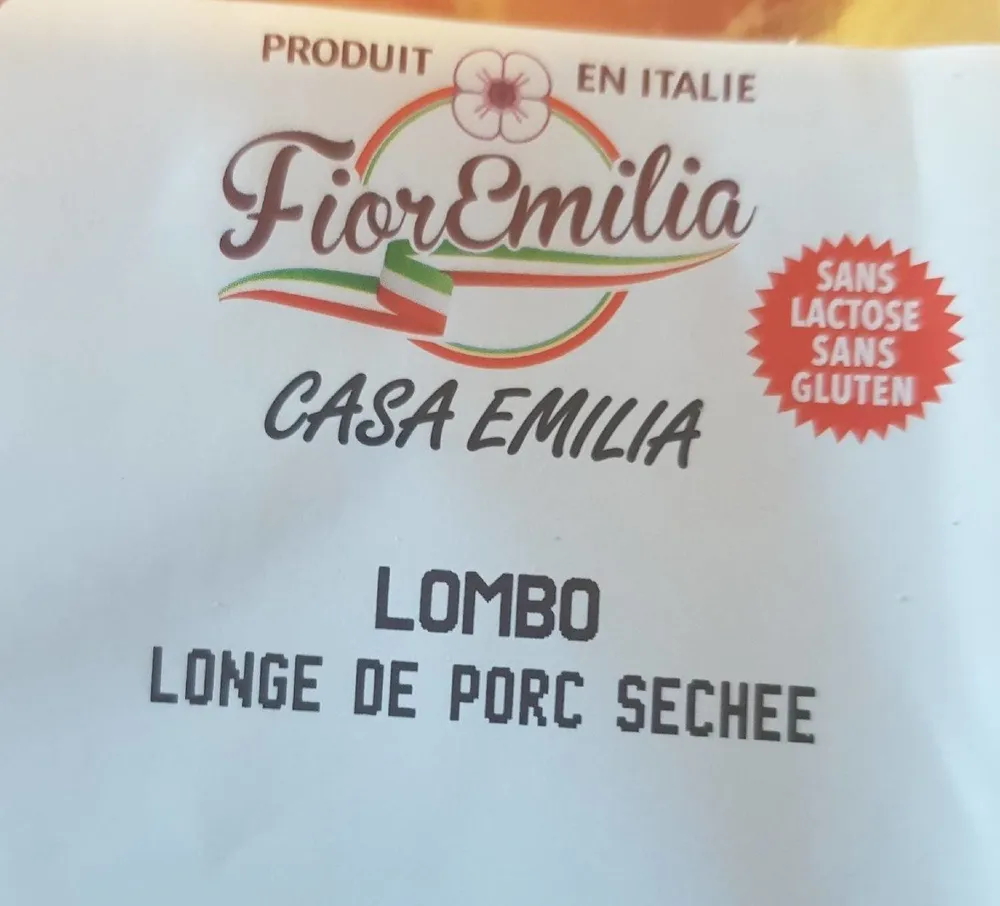 Lombo Longe de porc séchée