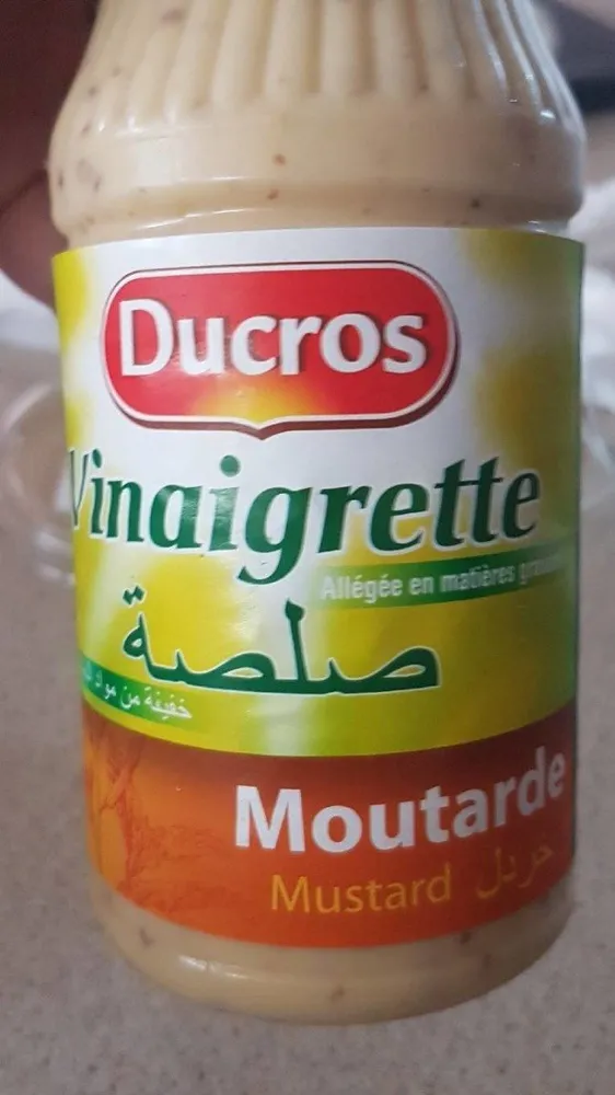 Vinaigrette allegee en matieres grasses moutarde