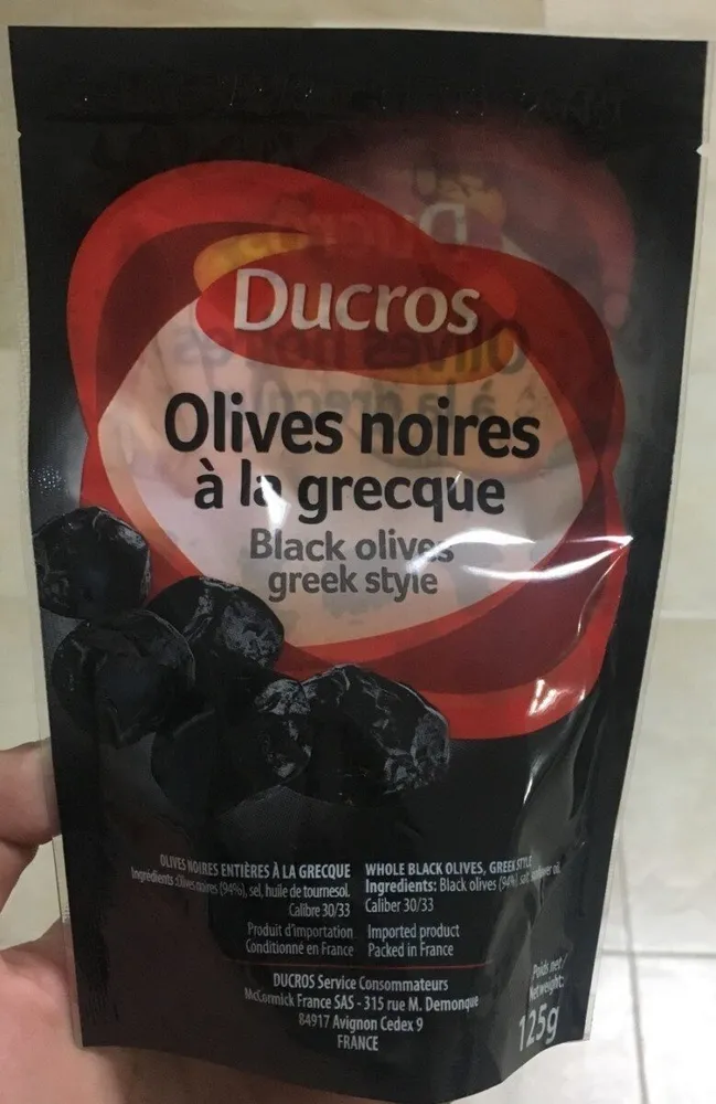 Ducros Black Olives Greek Style