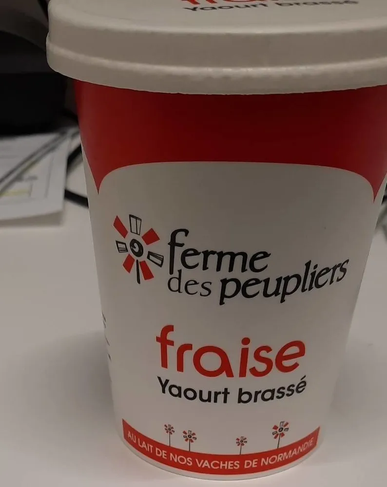 Yaourt brassé fraise