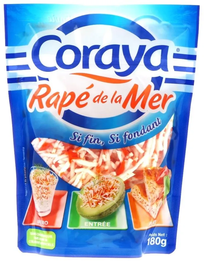 Râpé de la mer si fin, si fondant