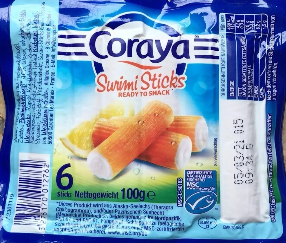 Surimi Sticks