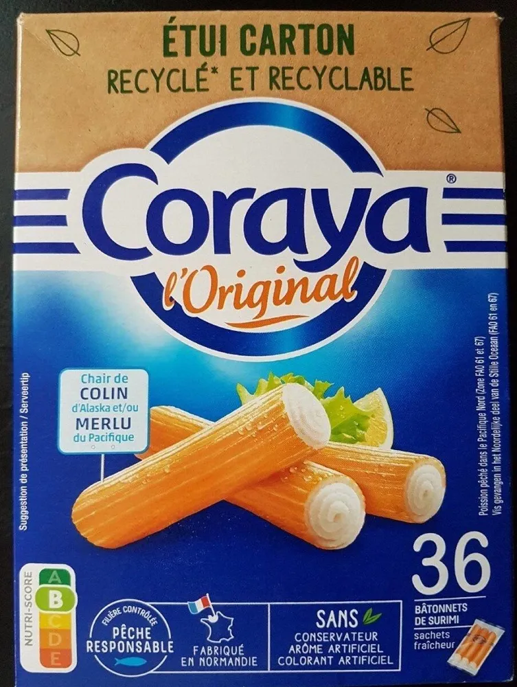 Surimi 12 sachets de 3 bâtonnets