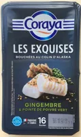 Les Exquises - Bouchées au colin d'Alaska gingembre et pointe de poivre vert
