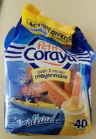 Petits coraya avec 2 sauces mayonnaise