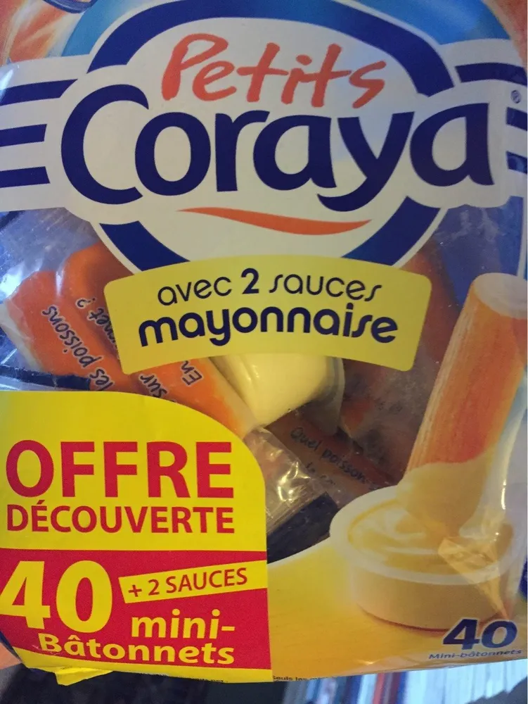 Petits Coraya avec sauce mayonnaise