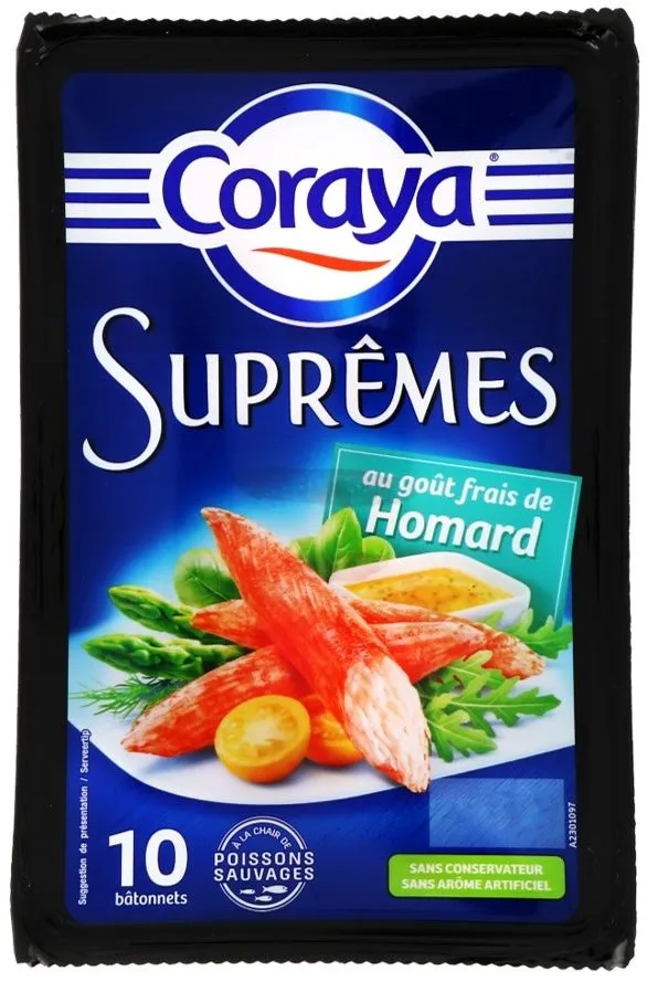Suprêmes au goût frais de Homard