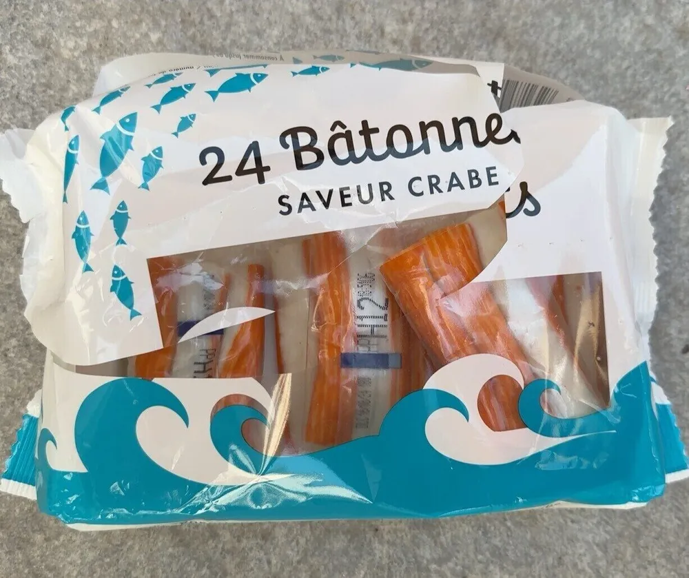 Bâtonnets saveur crabe