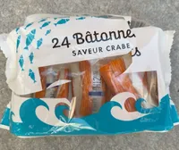 Bâtonnets saveur crabe