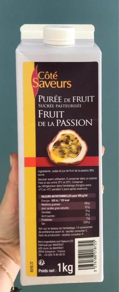 Puree de fruit de la passion