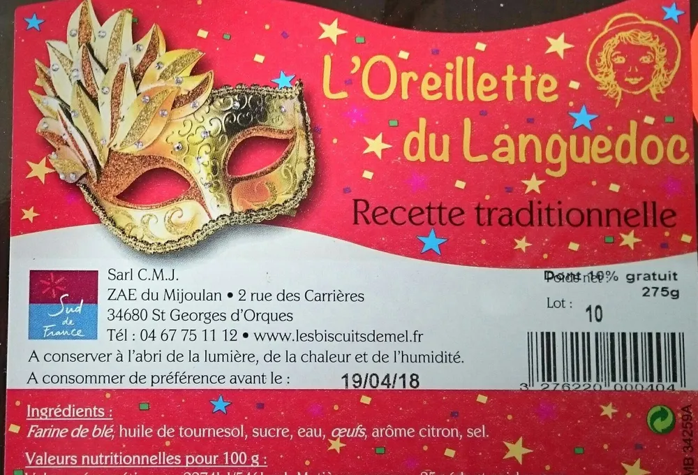 L'oreillette du Languedoc