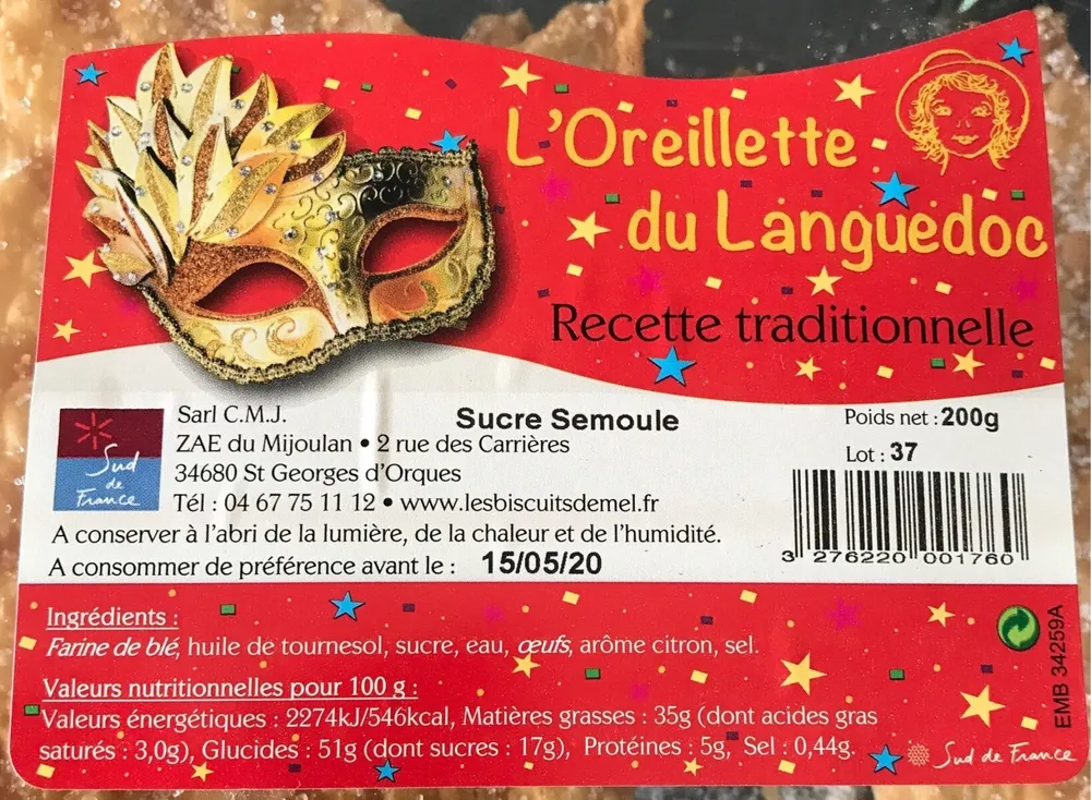 L'oreillette du languedoc