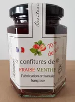 Confiture fraise menthe