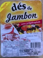 Dés de jambon sans polyphosphate