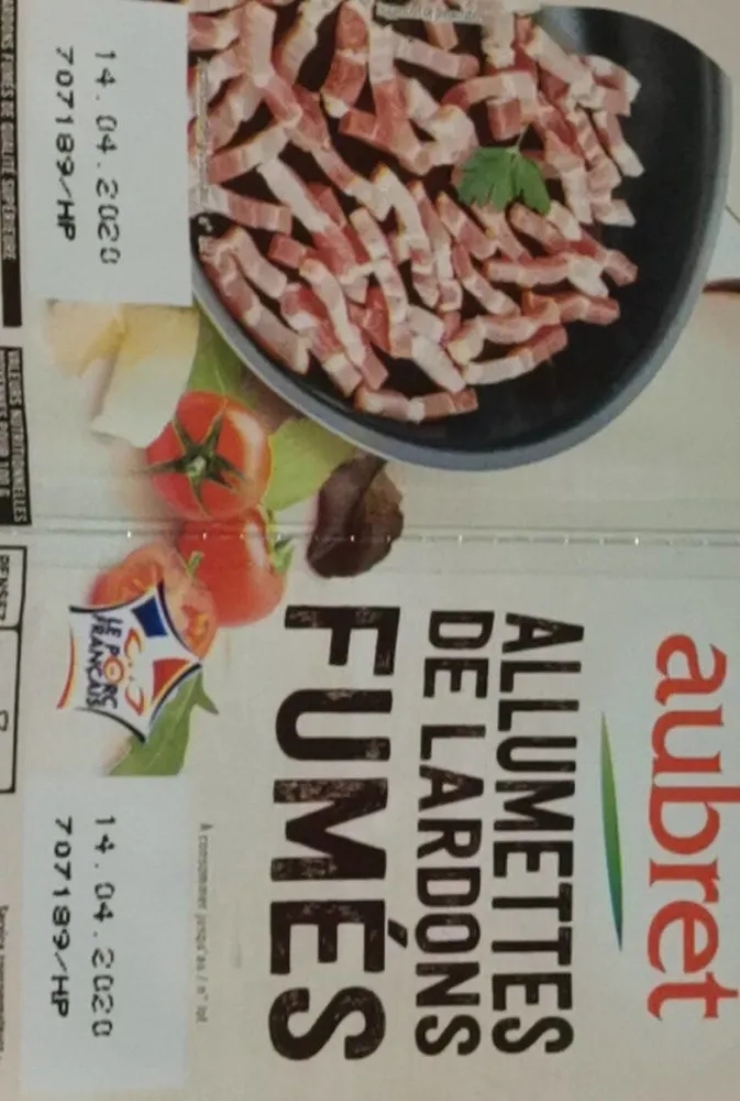 Allumettes de lardons fumés