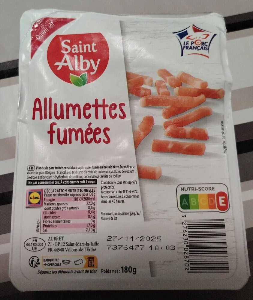 Allumettes fumées