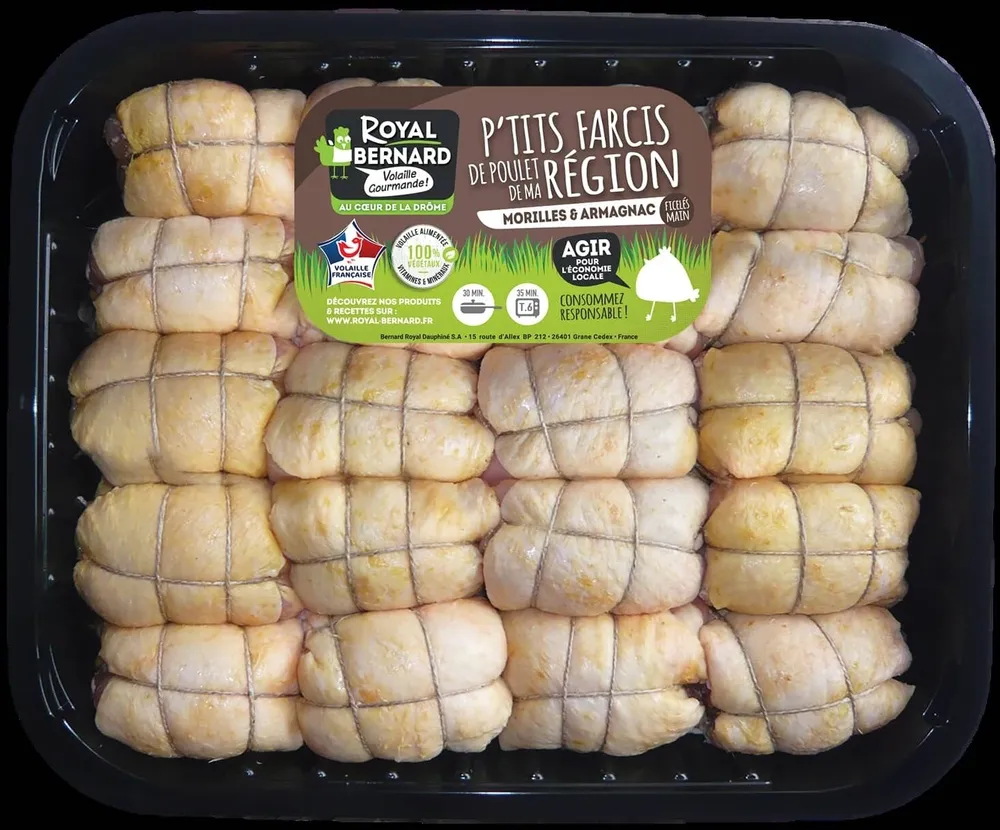 20 P'tits farcis de poulet morilles-armagnac
