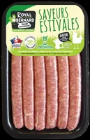 6 saucisses nature
