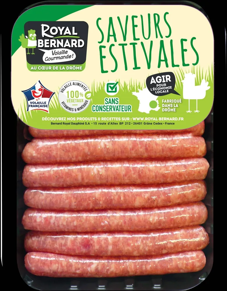 12 saucisses nature