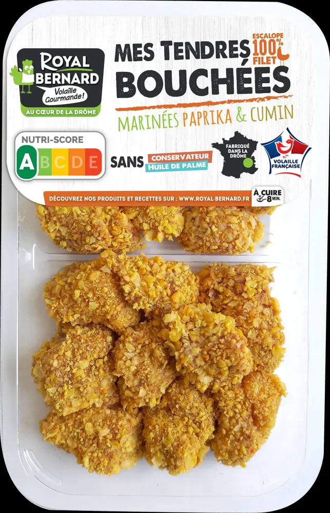 Mes tendres bouchées marinées Paprika et cumin