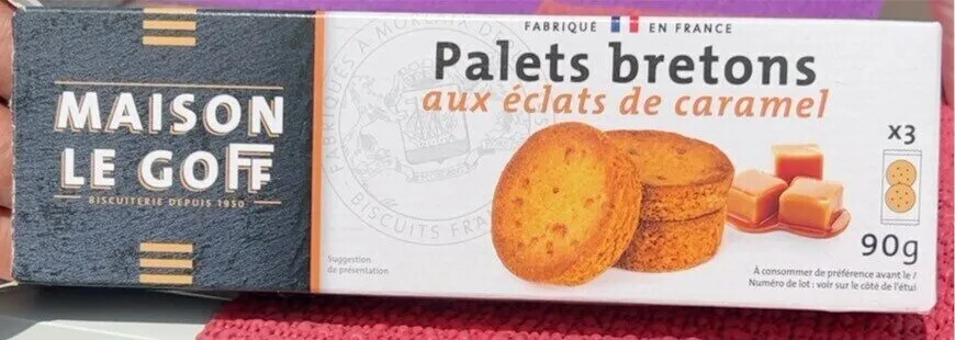 Palets Bretons aux éclats de caramel