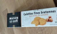 Galettes fines bretonnes aux éclats de caramel