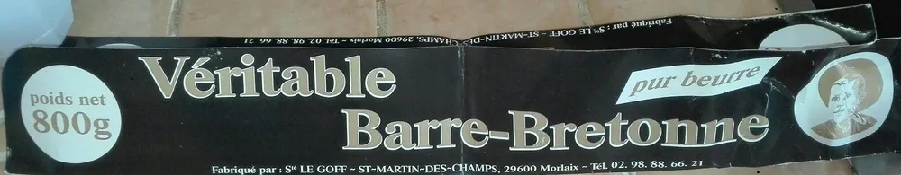 Barre-bretonne pur beurre