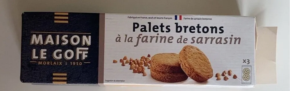 Palets bretons à la farine de sarrasin