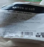Biscuits salés 4 graines