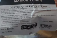 Quatre quart pur beurre