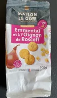 Petit sablé emmental et à l'Oignon de Roscoff