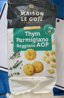 Petits sablés thym parmigiano reggiano AOP