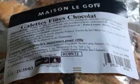 Galettes fines chocolat