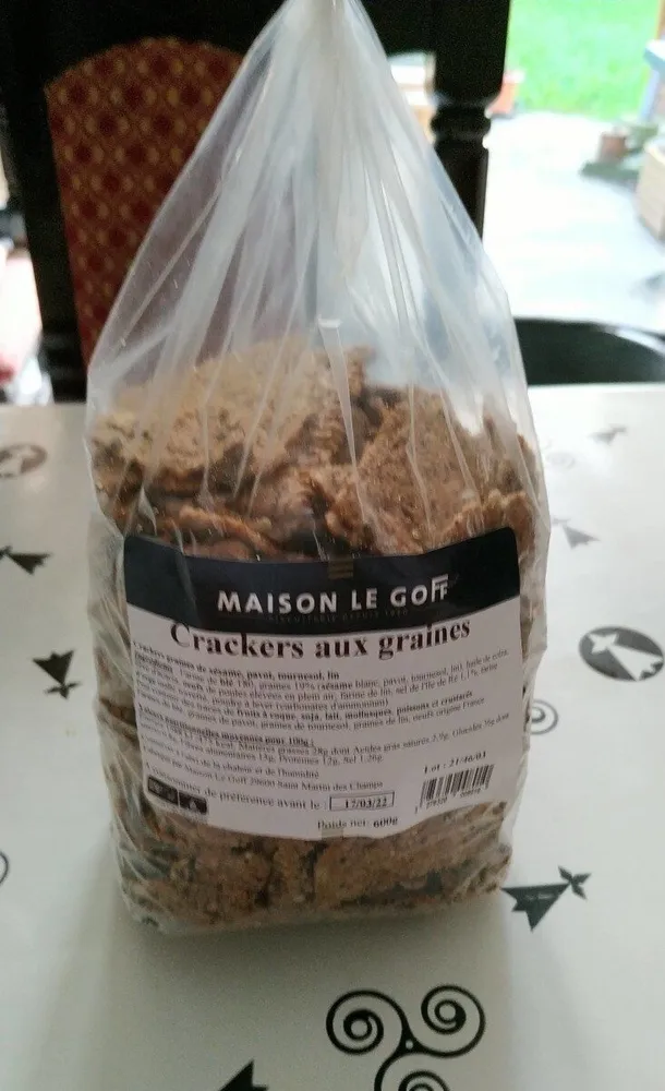 Crackers aux graines