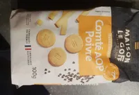 Petits sablés Comté AOP Poivre
